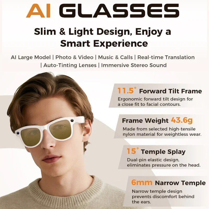 2026 New AI Smart Glasses with - Smart Glasses Lens recensione e prezzo