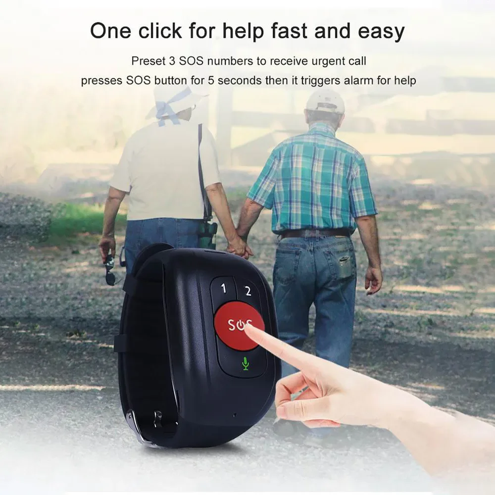 Elderly 4G LTE SOS Watch GPS T - Fall Detection Watch recensione e prezzo