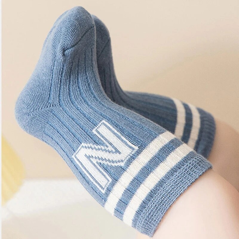 3 Pairs Baby Letter Socks Knit - Baby Sock Oximeter recensione e prezzo