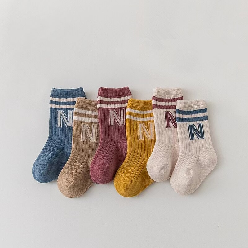 3 Pairs Baby Letter Socks Knit - Baby Sock Oximeter recensione e prezzo