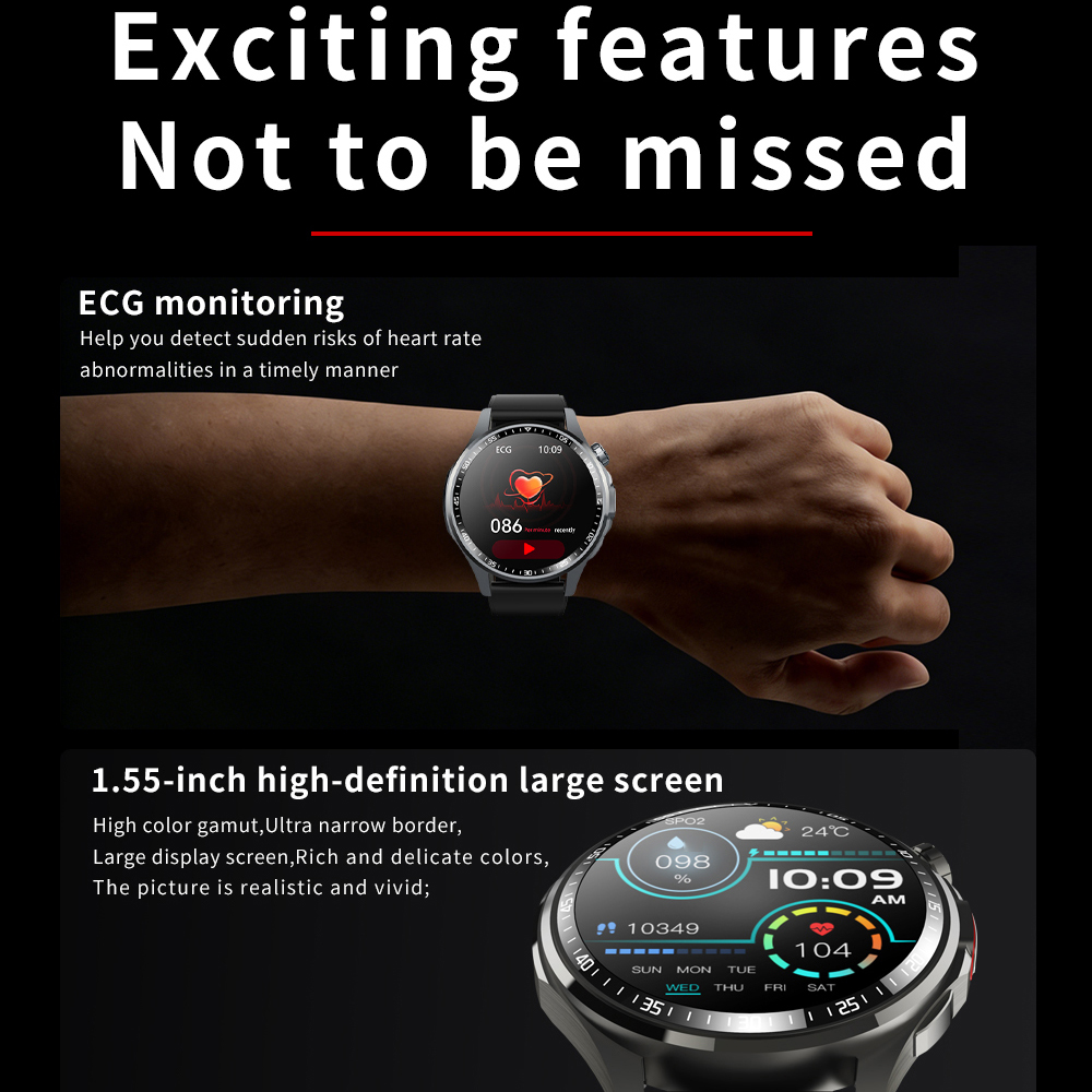 Men Smart Watch Ultra HD Scree - Fall Detection Watch recensione e prezzo