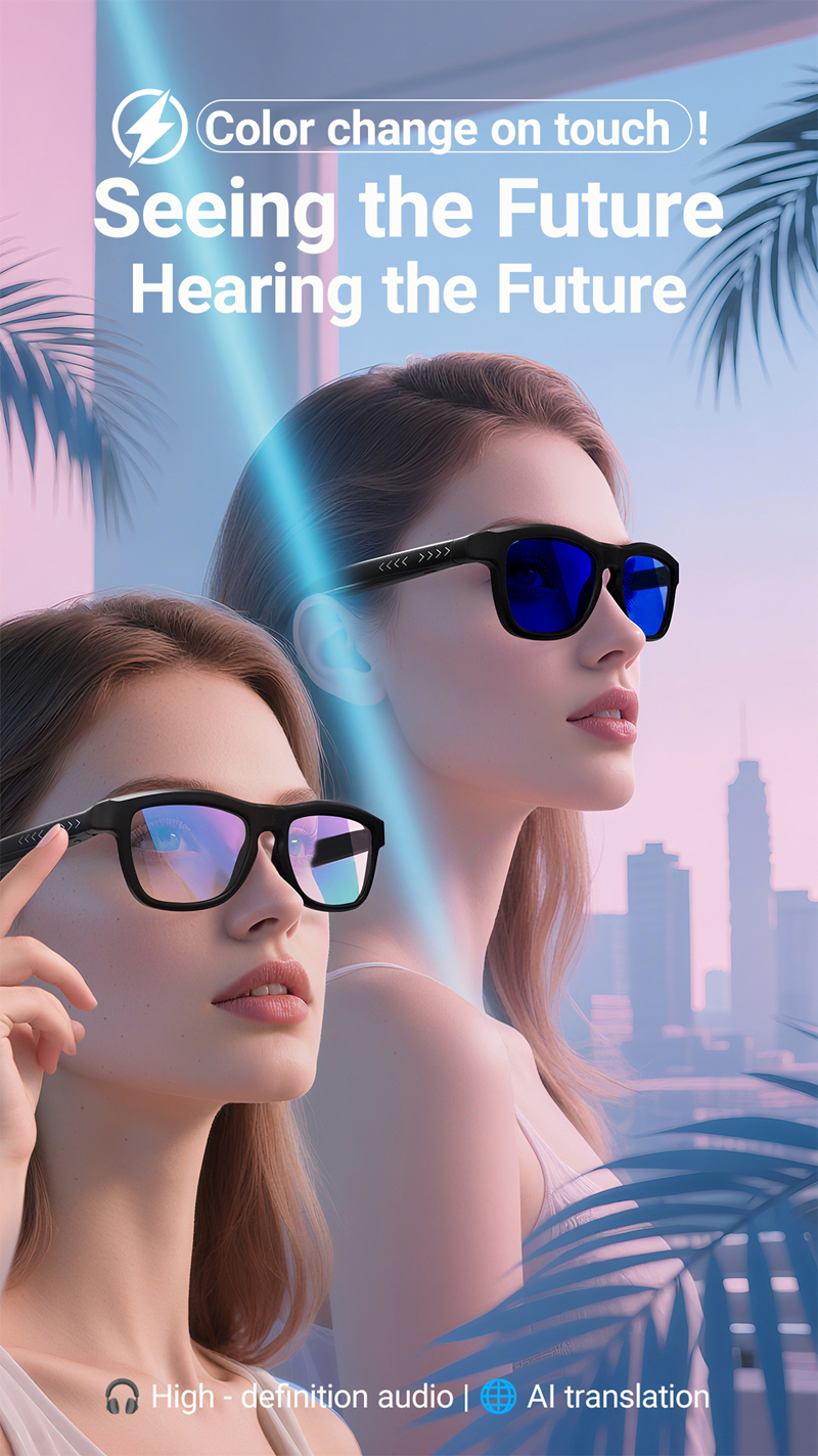 Bluetooth Touch-Dimming Glasse - Smart Glasses Lens recensione e prezzo