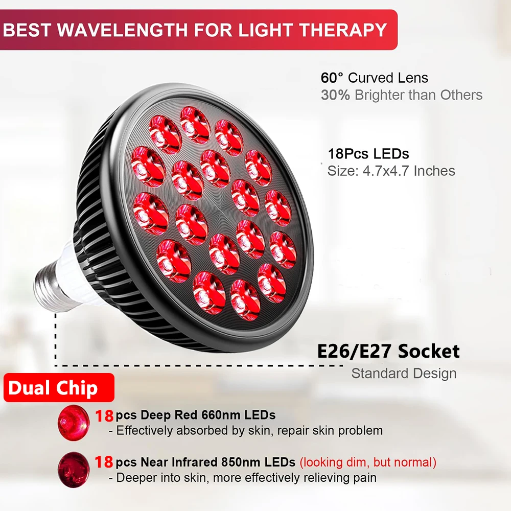 54W 660nm&850nm LED Red and In - Galvanic Skin Sensor recensione e prezzo