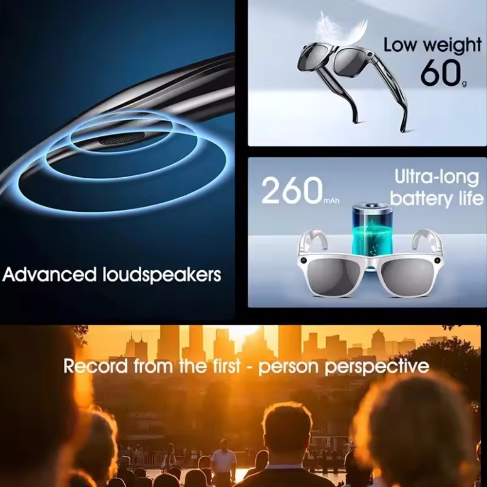 Smart Glasses AI Camera HD Wea - Smart Glasses Lens recensione e prezzo
