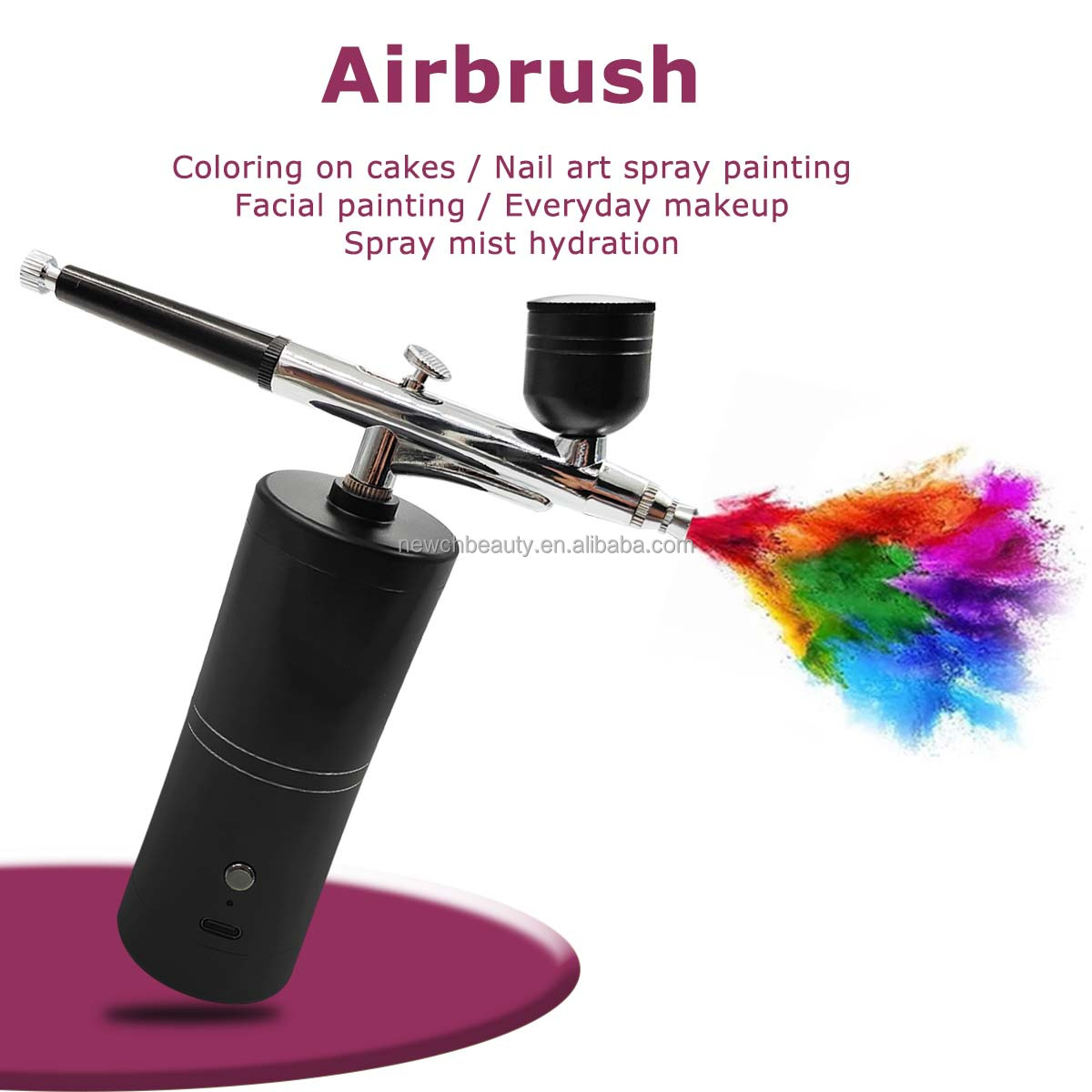Cordless Airbrush Kit with Com - Galvanic Skin Sensor recensione e prezzo