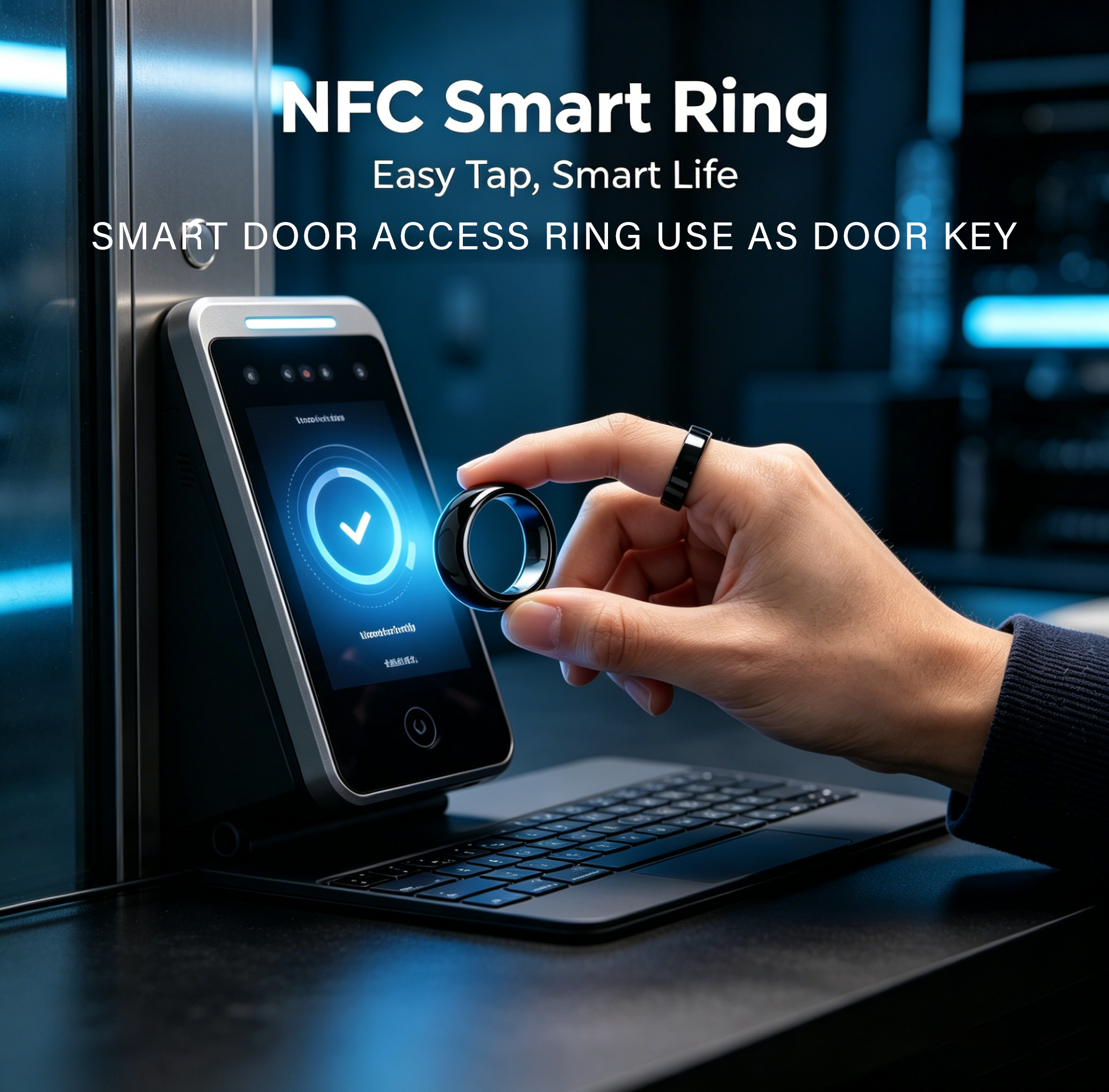 NFC Full Ceramic Smart Ring Co - Smart Ring Nfc Pay recensione e prezzo
