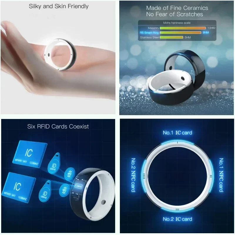 Smart Ring 6 RFID Cards Disk S - Smart Ring Nfc Pay recensione e prezzo