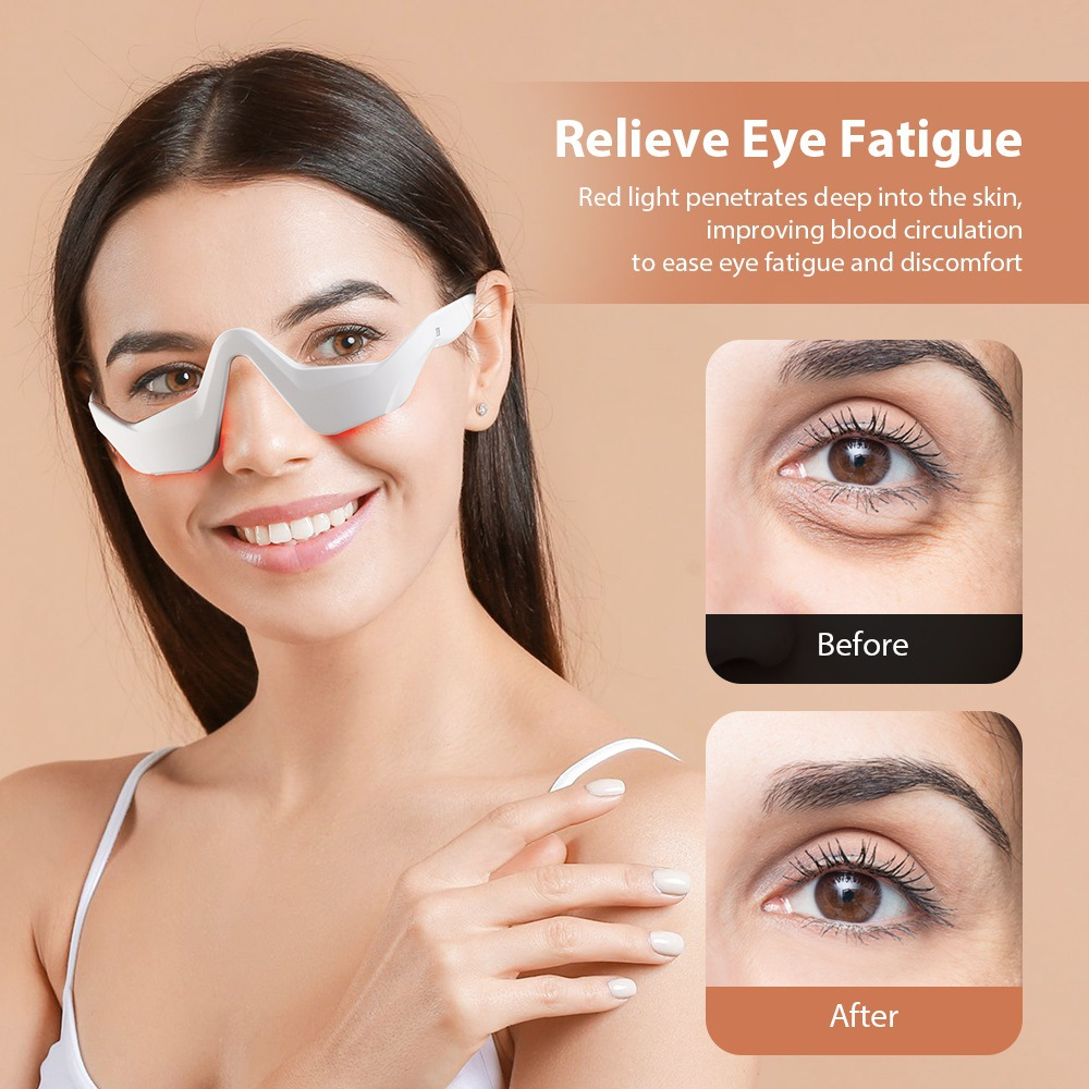 Eye Massager Under Eye Red Lig - Light Therapy Glasses recensione e prezzo