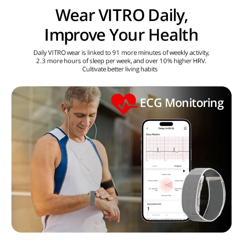 Men Smart Watch ECG Health Blo - Fall Detection Watch recensione e prezzo