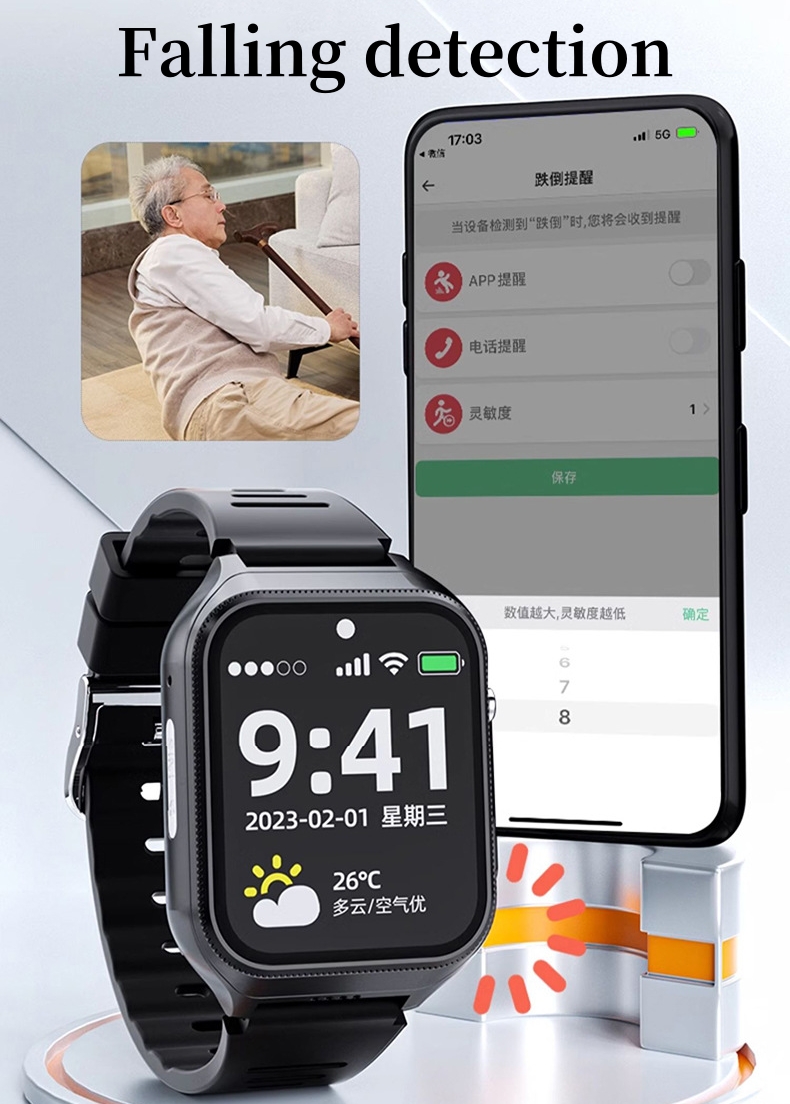 Elderly Smart Watch For Senior - Fall Detection Watch recensione e prezzo