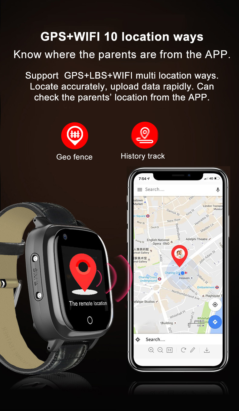 Elderly Smart Watch For Senior - Fall Detection Watch recensione e prezzo