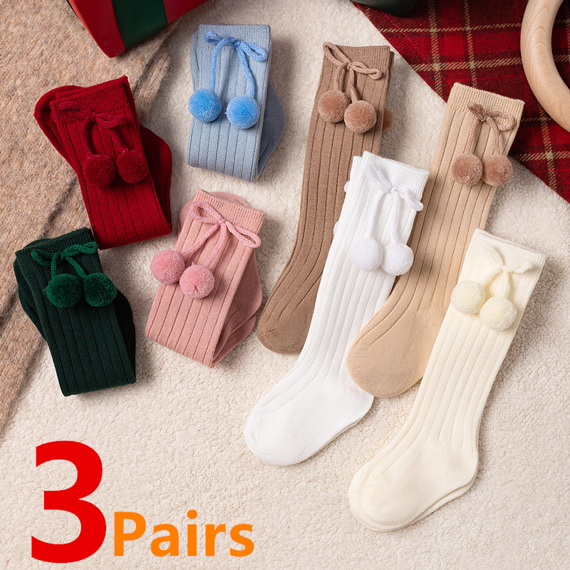 3Pairs/Lot Baby Ball Knee High - Baby Sock Oximeter recensione e prezzo