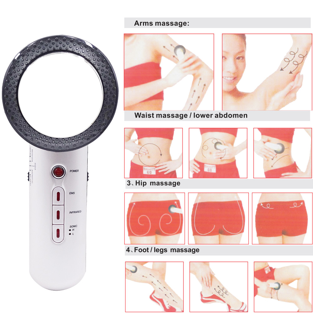 3 in 1 ems Ultrasound Cavitati - Galvanic Skin Sensor recensione e prezzo
