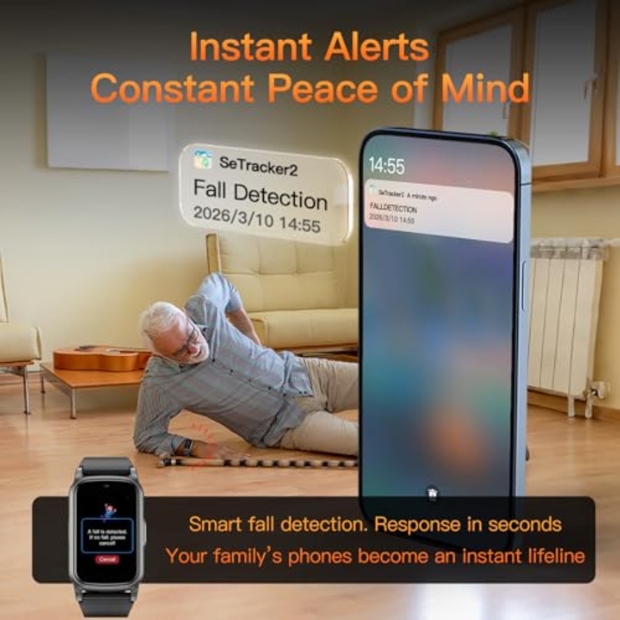 Smart Watch for Seniors with F - Fall Detection Watch recensione e prezzo