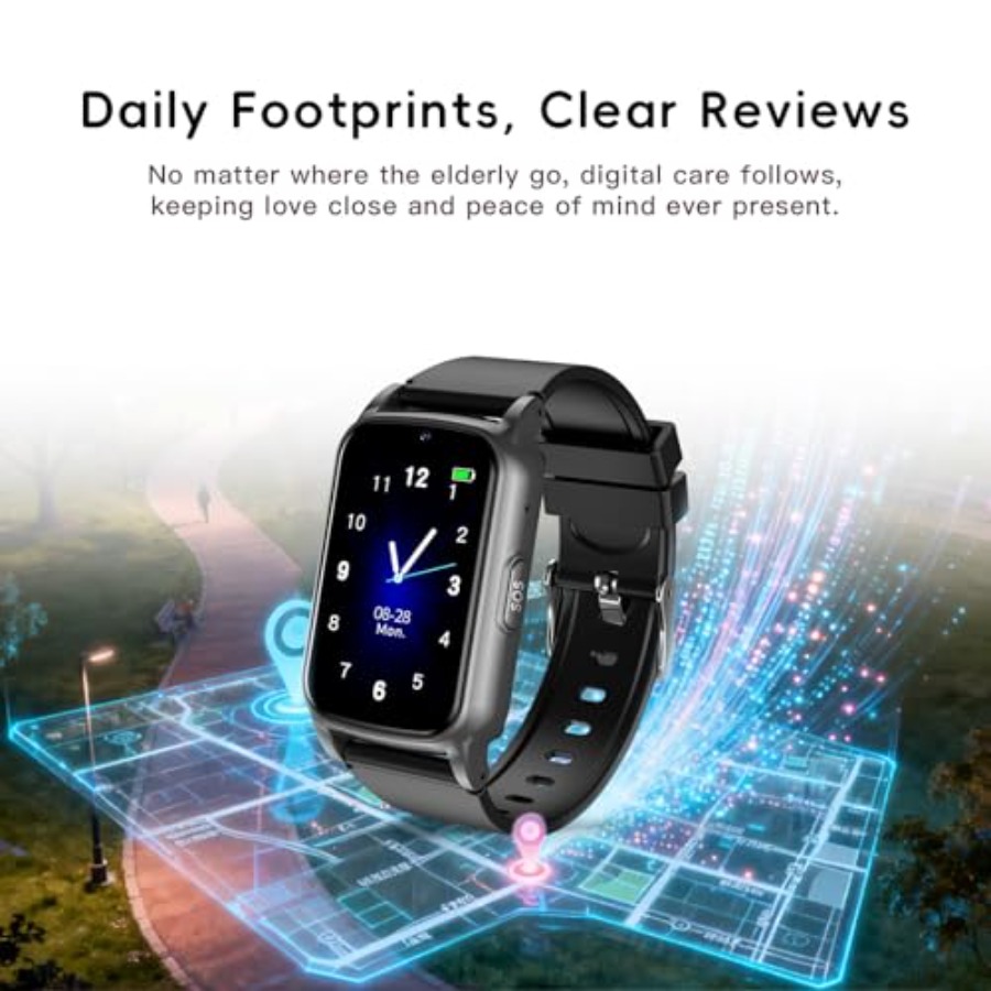 Smart Watch for Seniors with F - Fall Detection Watch recensione e prezzo