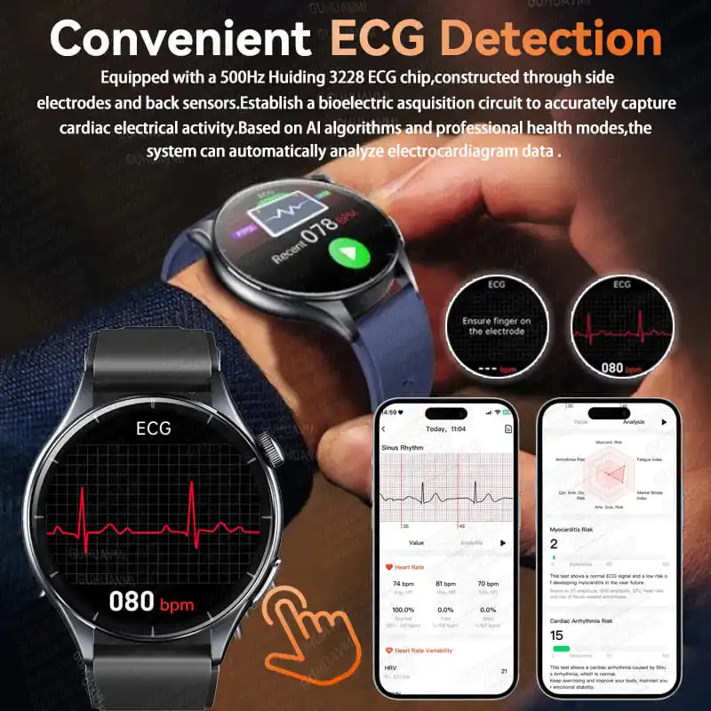 ECG Health Diagnosis Smart Wat - Fatigue Band Monitor recensione e prezzo
