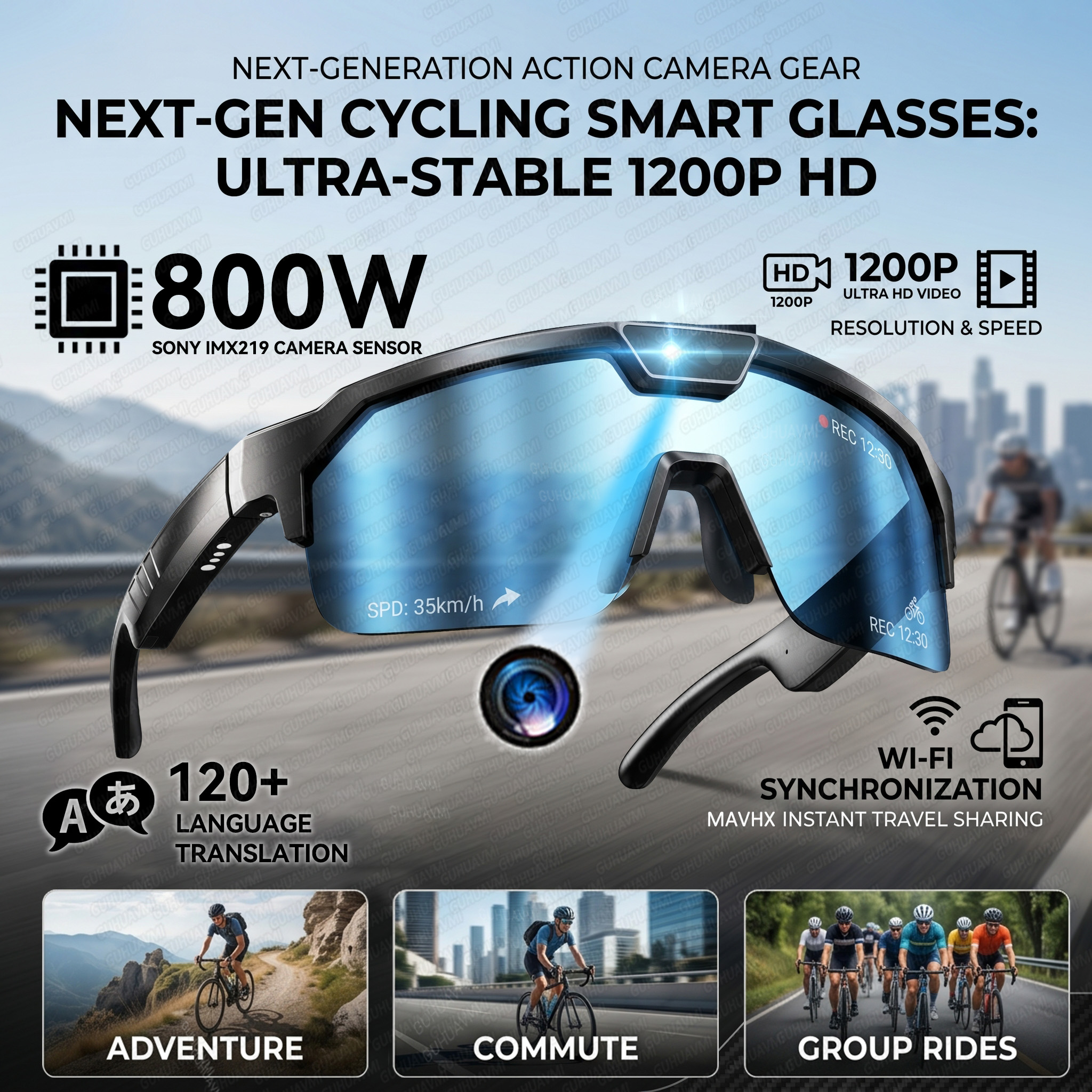 Smart Glasses with 4K HD Anti- - Smart Glasses Lens recensione e prezzo